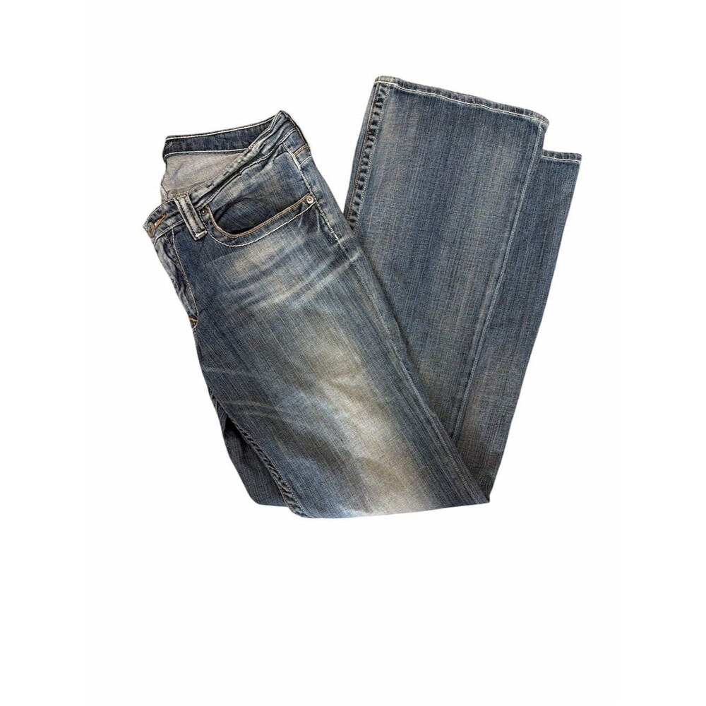 Big Star Maddie 19 Bootcut Jeans Women’s 31L Medium Wash Low Rise Y2K Western